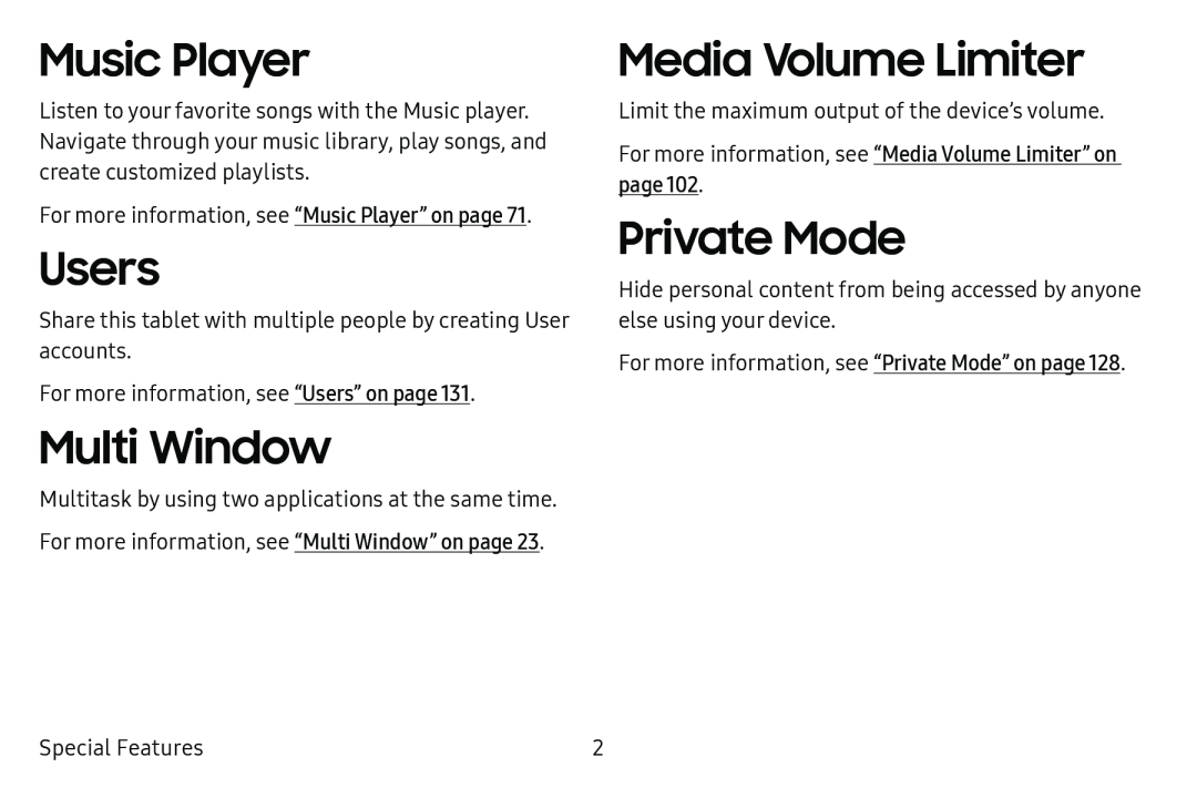 Media Volume Limiter Galaxy Tab E 9.6 Verizon