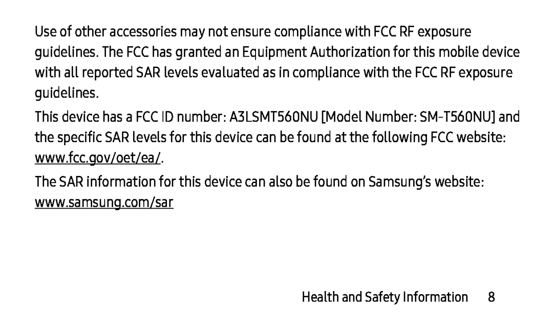 Galaxy Tab E 9.6 Wi-Fi