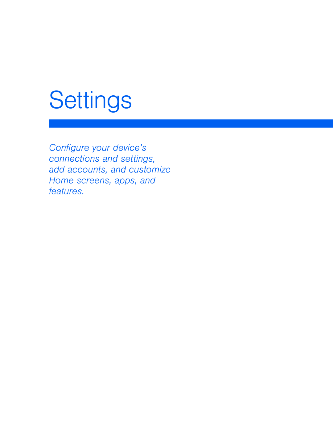 Settings Galaxy Tab E 9.6 Wi-Fi