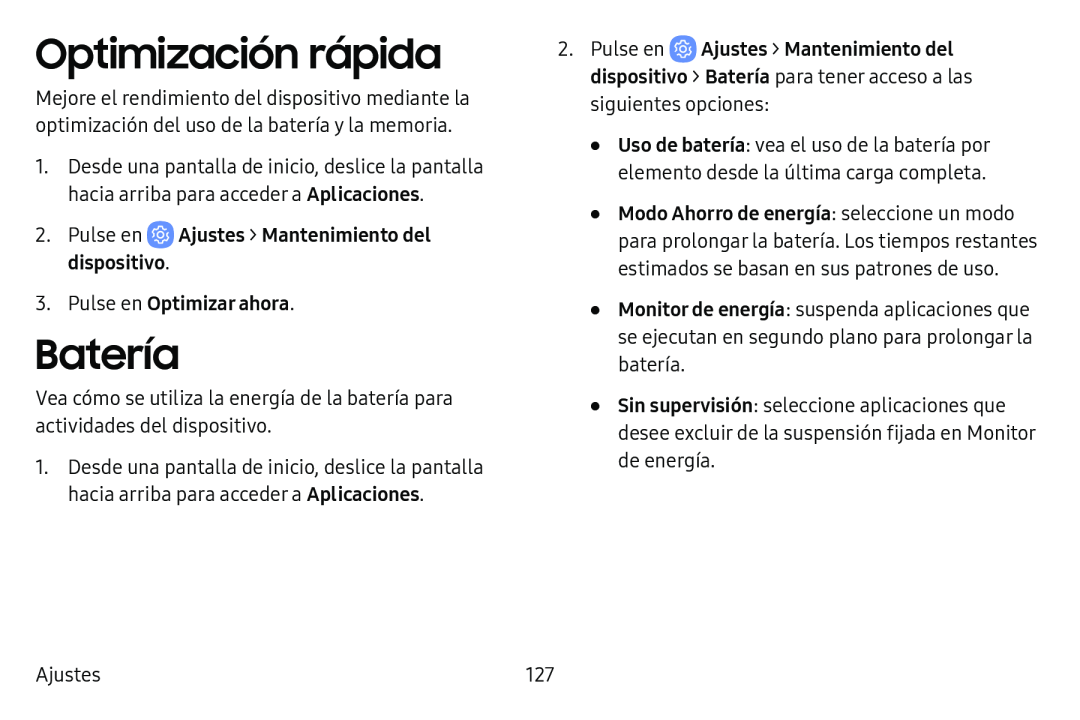 Optimización rápida Galaxy Tab E 8.0 AT&T