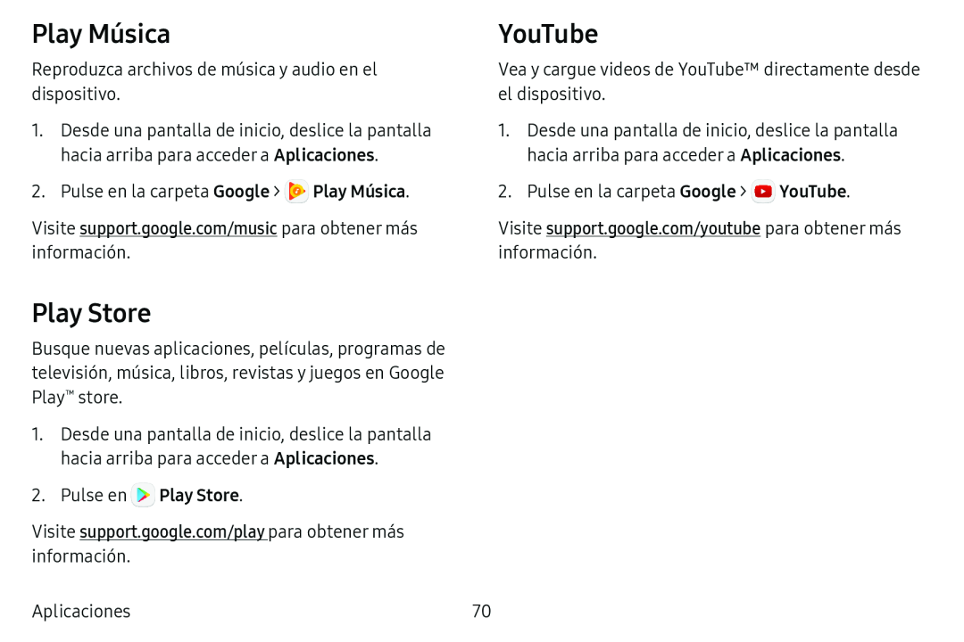 Play Música YouTube