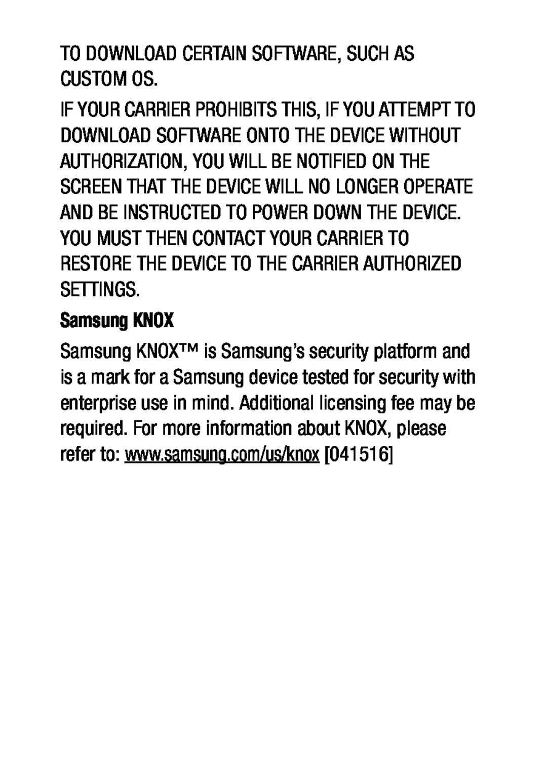 Samsung KNOX Galaxy Tab E 8.0 Verizon