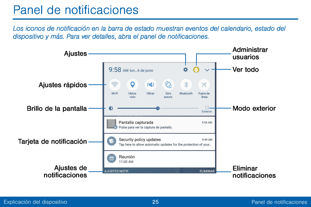 Administrar usuarios Galaxy Tab E 8.0 Verizon