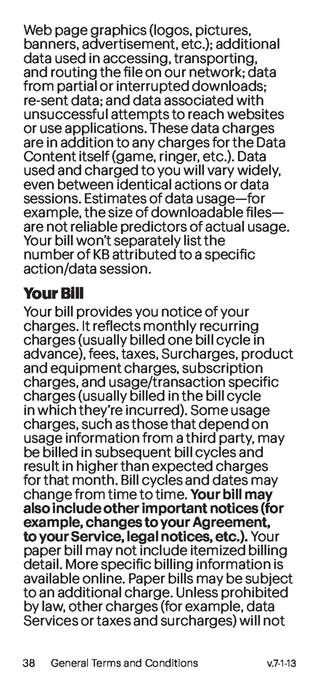 Your Bill