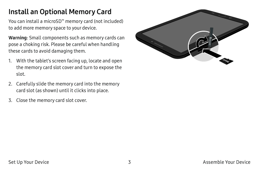 Install an Optional Memory Card