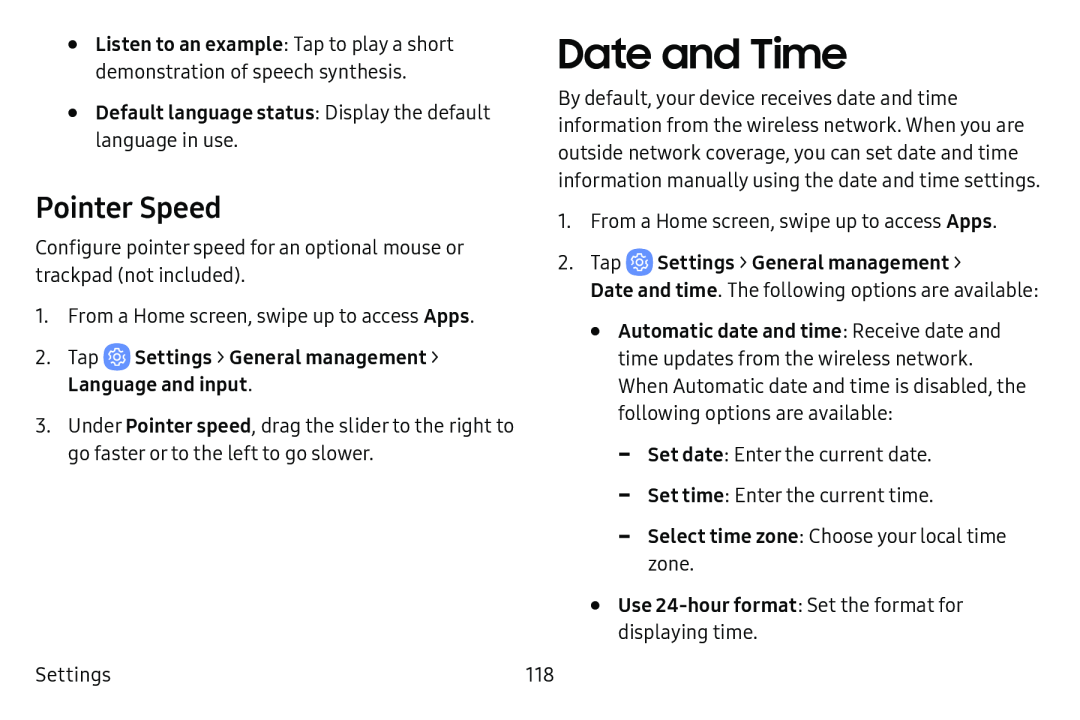 Date and Time Galaxy Tab E 8.0 US Cellular