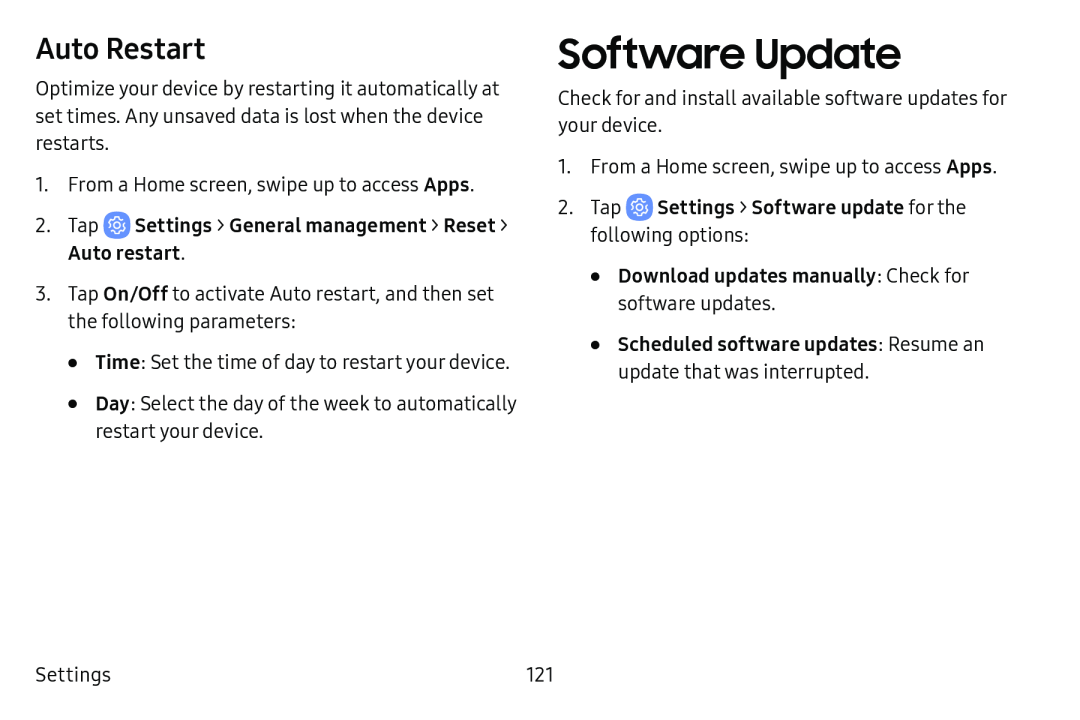 Auto Restart Galaxy Tab E 8.0 US Cellular