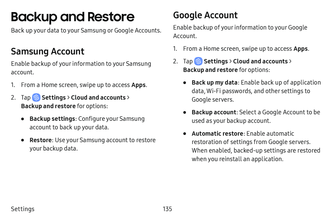 Backup and Restore Galaxy Tab E 8.0 US Cellular