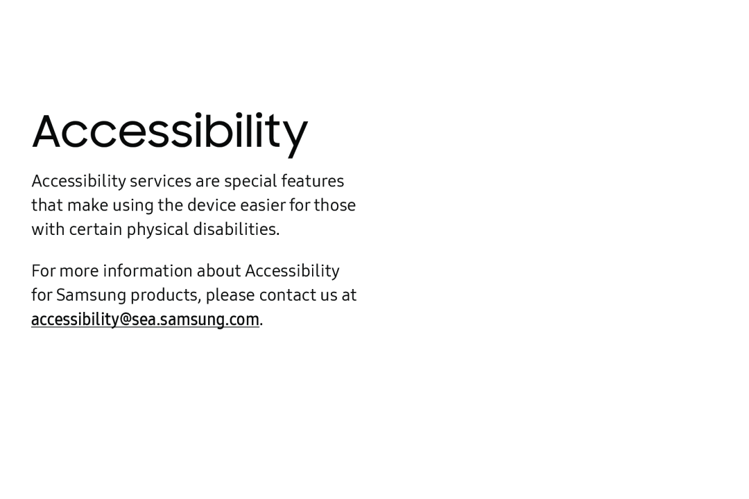 Accessibility Galaxy Tab E 8.0 US Cellular