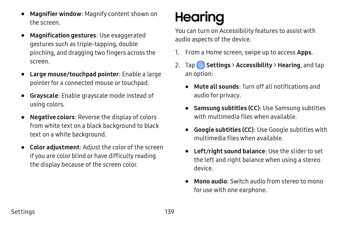 Hearing Galaxy Tab E 8.0 US Cellular