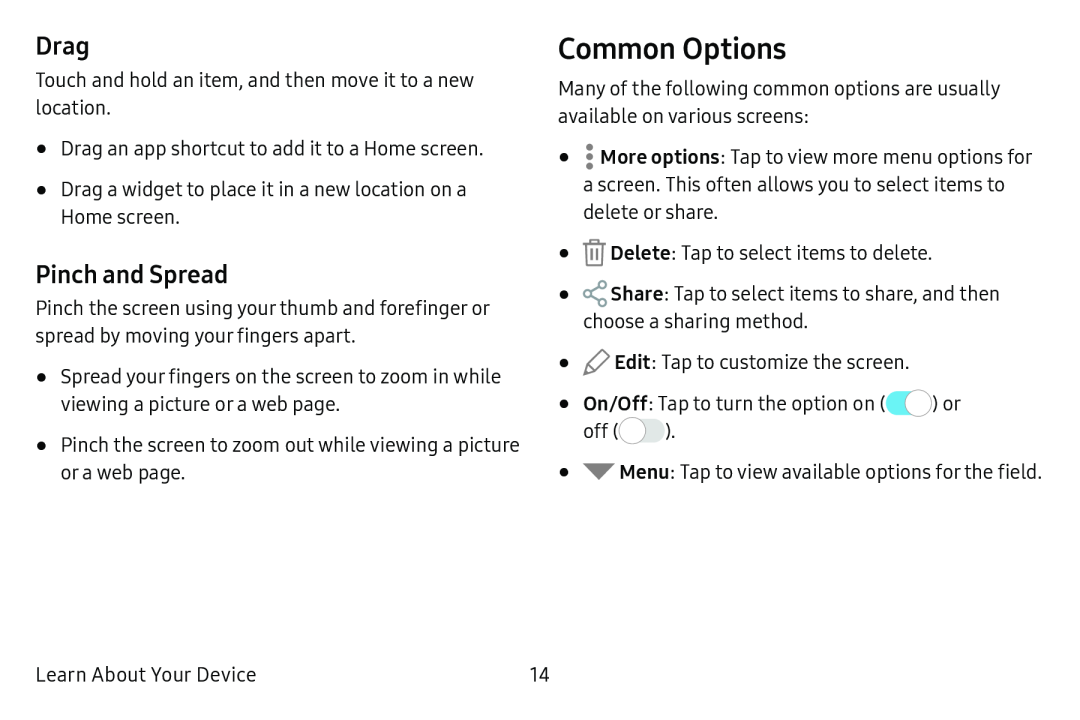 Common Options Galaxy Tab E 8.0 US Cellular