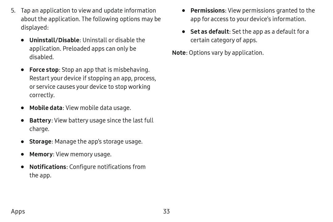 Notifications Force stop