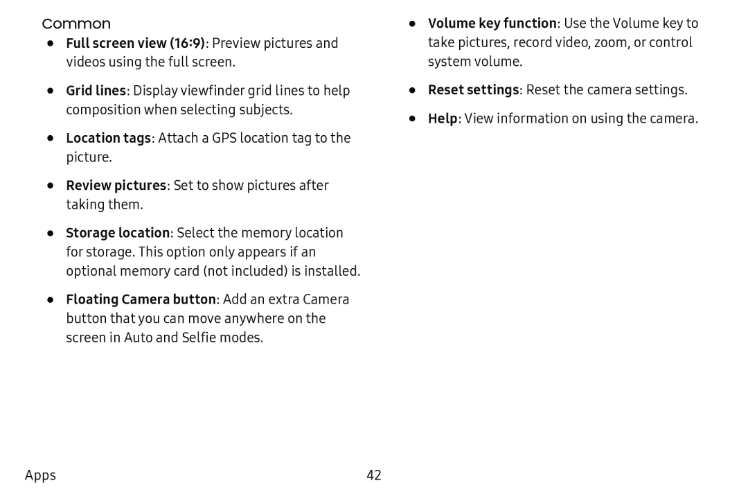 Floating Camera button Galaxy Tab E 8.0 US Cellular