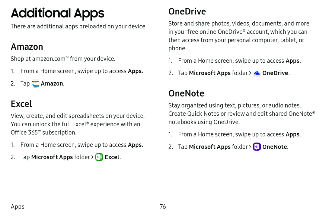 OneNote Galaxy Tab E 8.0 US Cellular