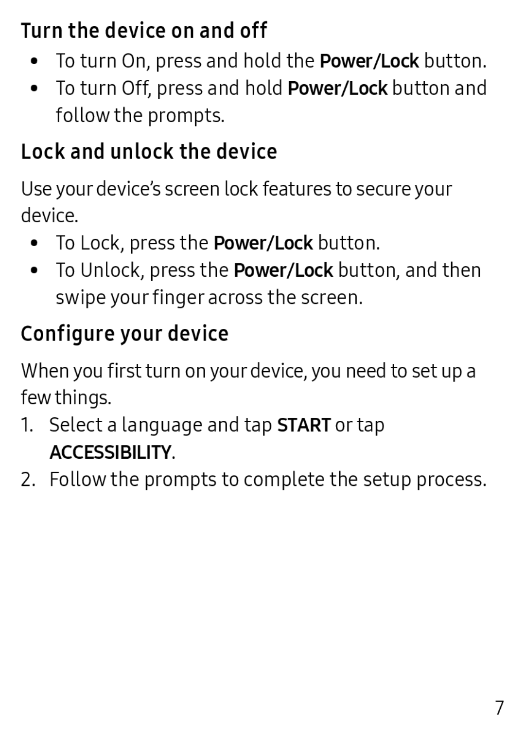 Lock and unlock the device Galaxy Tab E 8.0 US Cellular