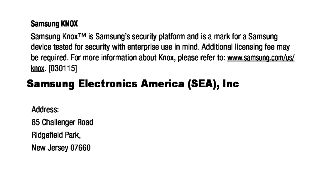Samsung Electronics America (SEA), Inc Galaxy Tab E 9.6 NOOK Wi-Fi