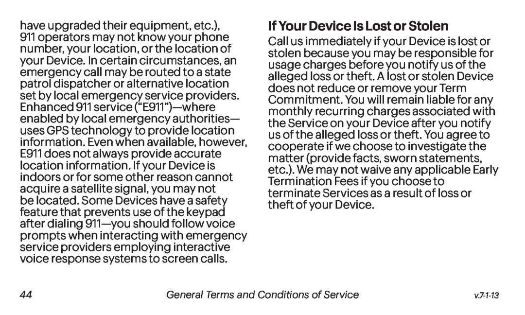 If Your Device Is Lost or Stolen