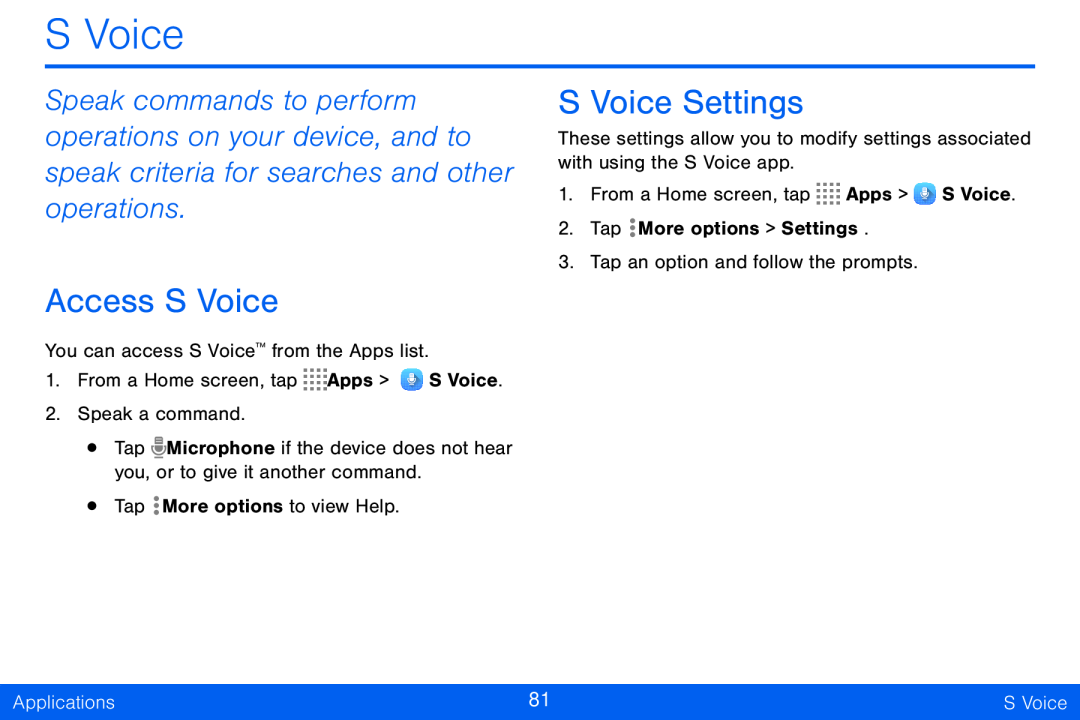 Access S Voice Galaxy Tab S 10.5 Verizon