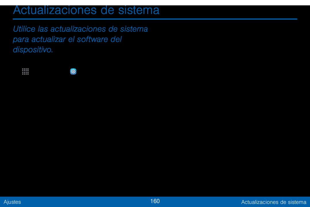 Actualizaciones de sistema