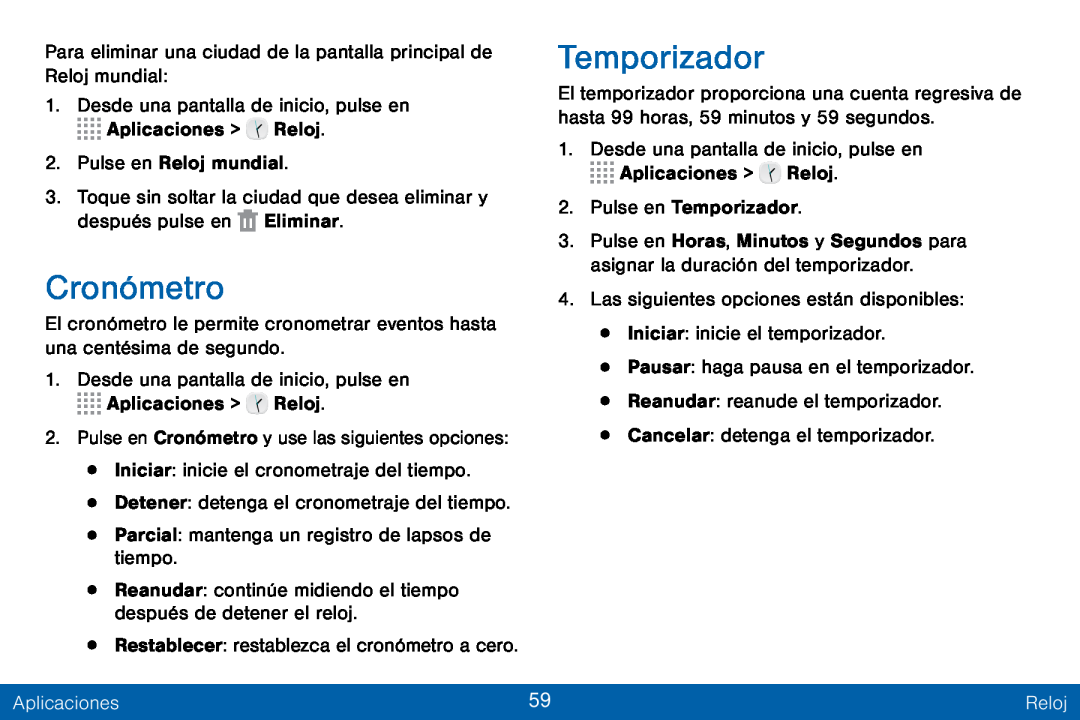 Temporizador Cronómetro