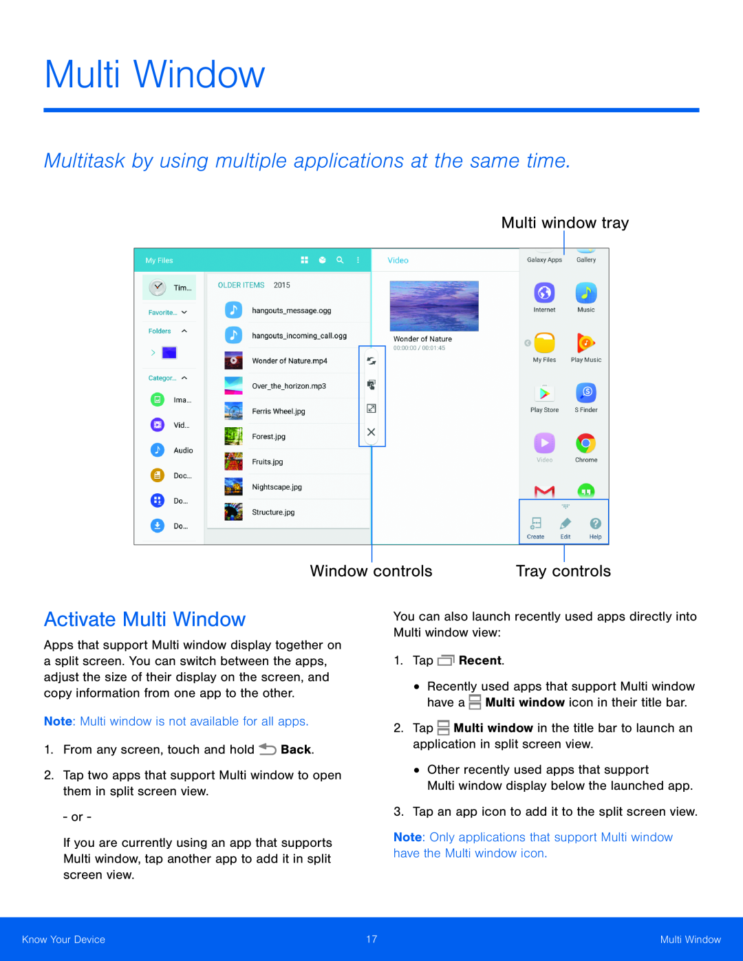 controls Galaxy Tab S 10.5 Wi-Fi