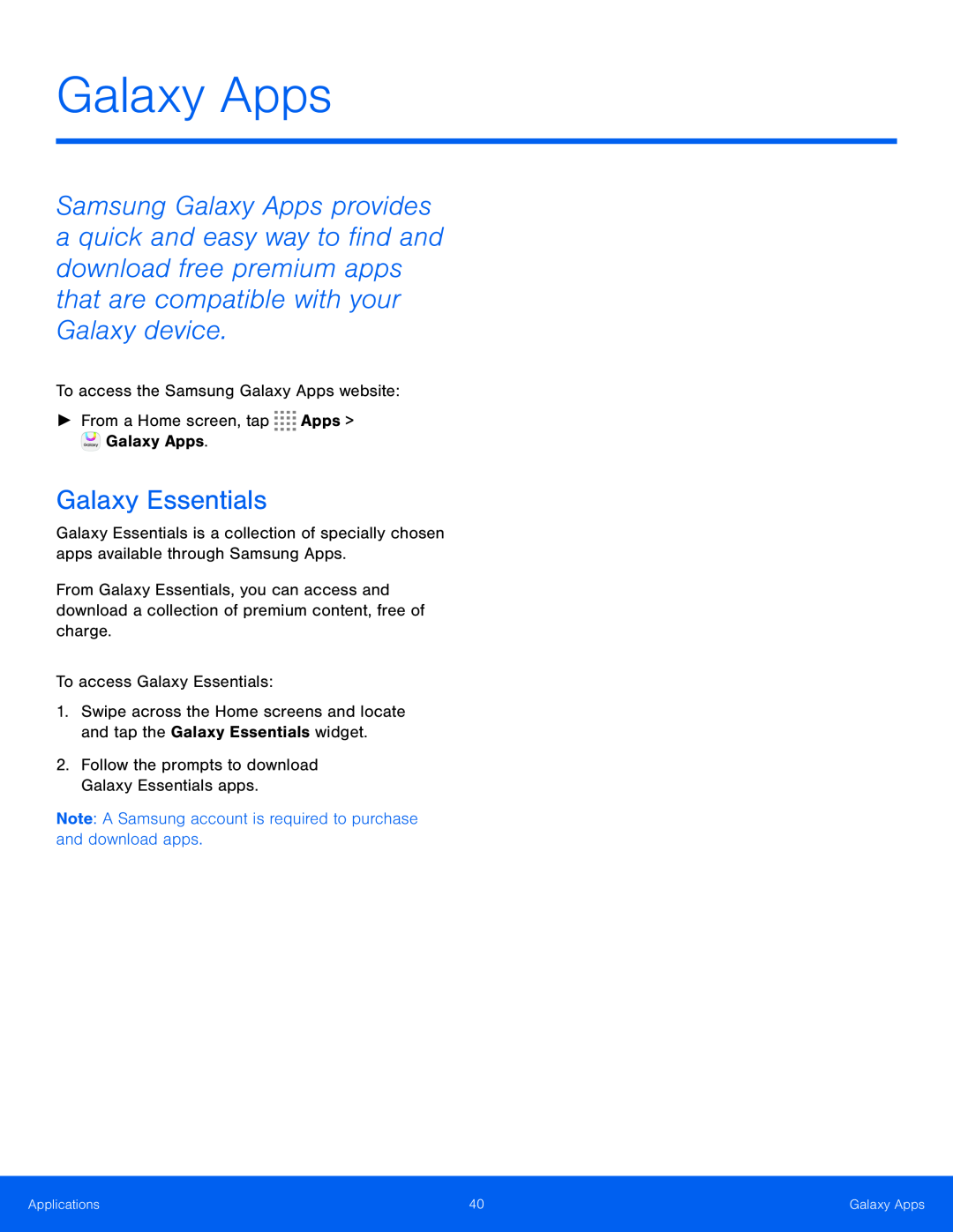 Galaxy Apps Galaxy Tab S 10.5 Wi-Fi