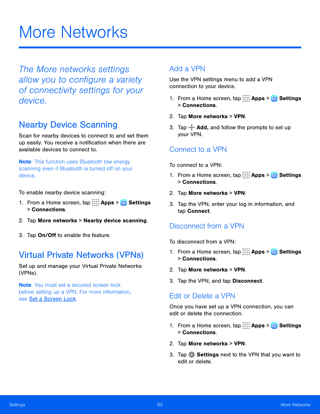 More Networks Galaxy Tab S 10.5 Wi-Fi