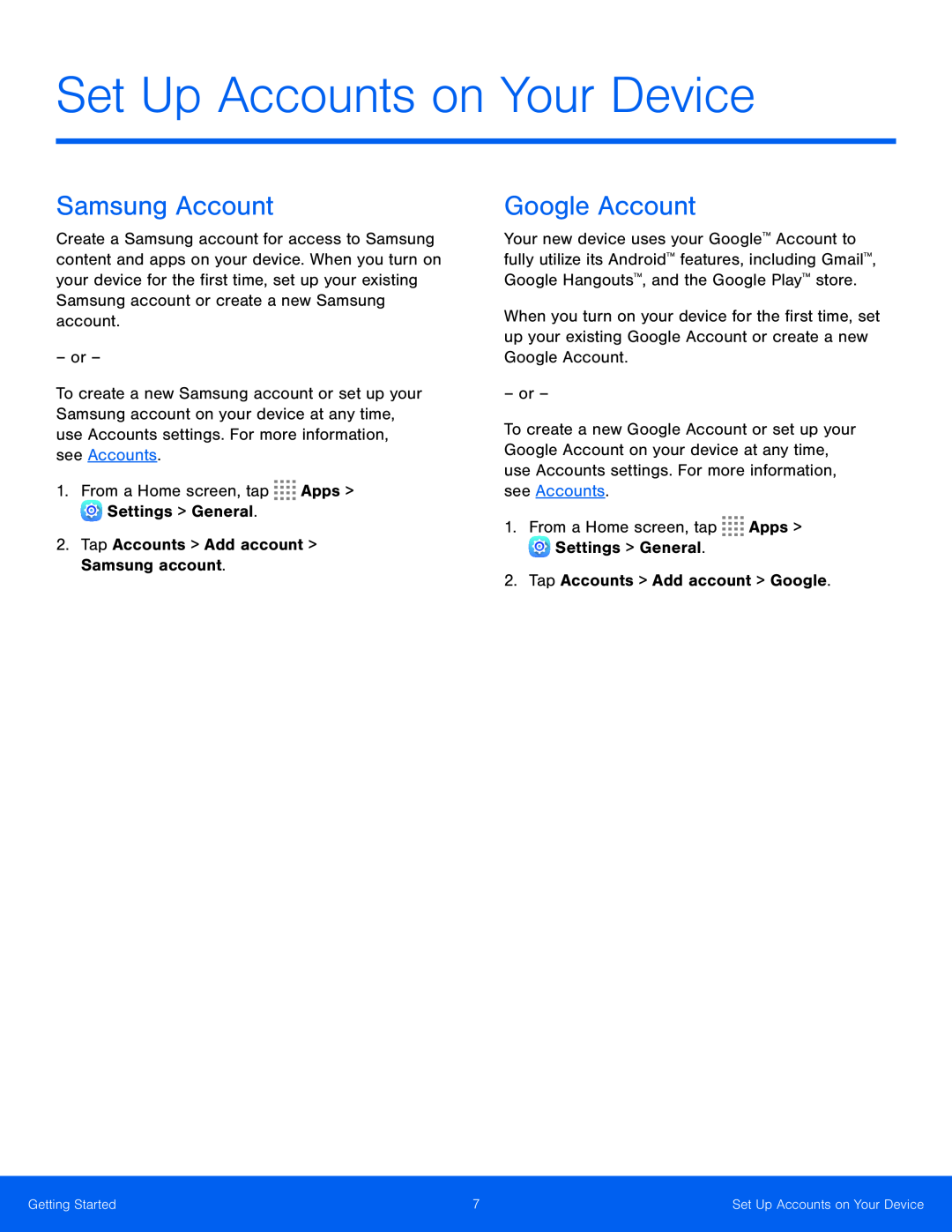 Google Account Galaxy Tab S 10.5 AT&T