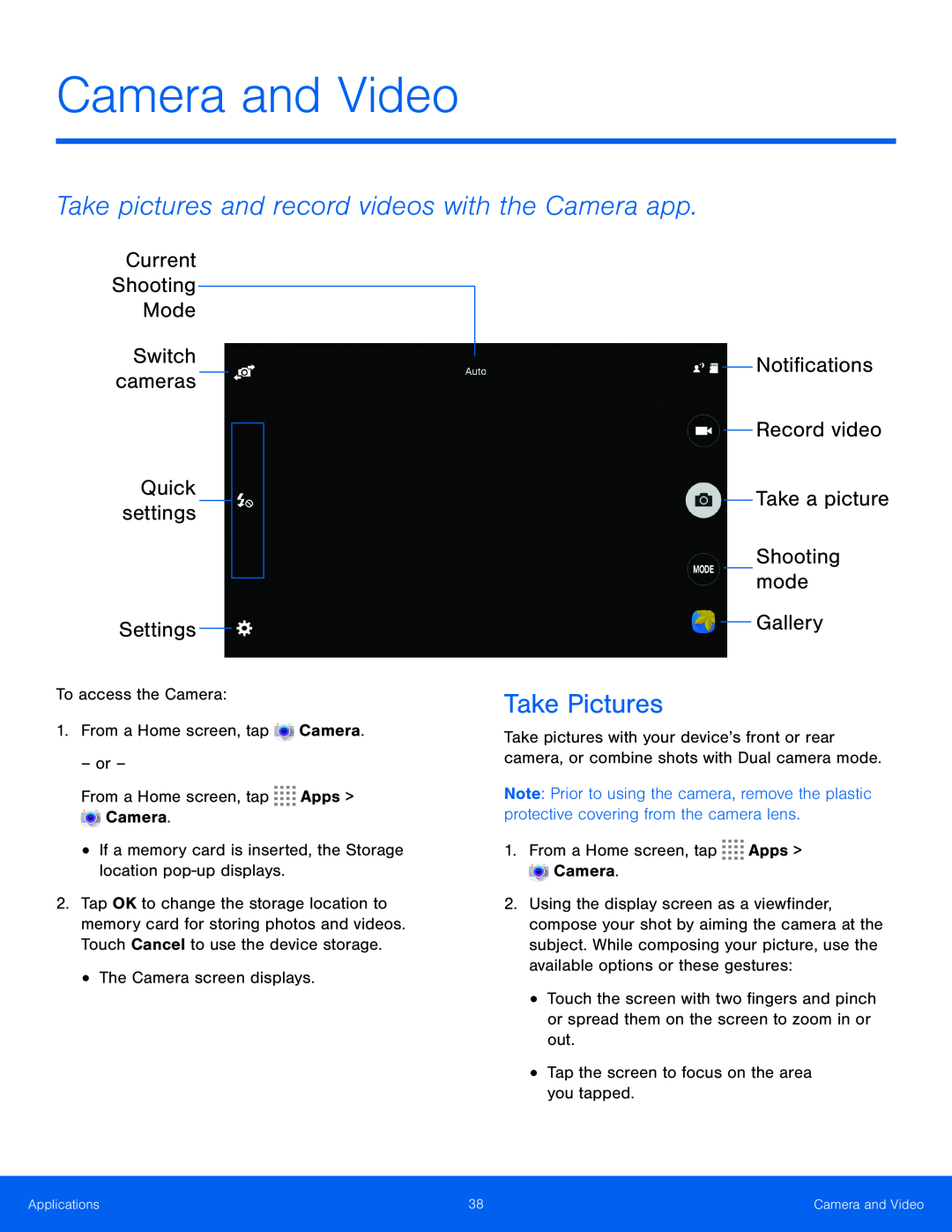 Quick settings Galaxy Tab S 10.5 AT&T