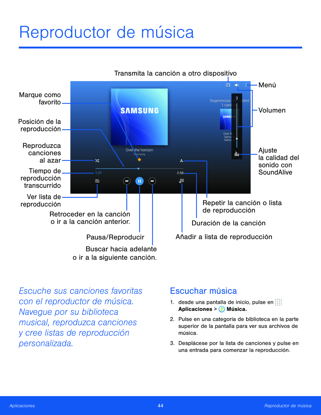 Ver lista de reproducción Galaxy Tab S 10.5 T-Mobile