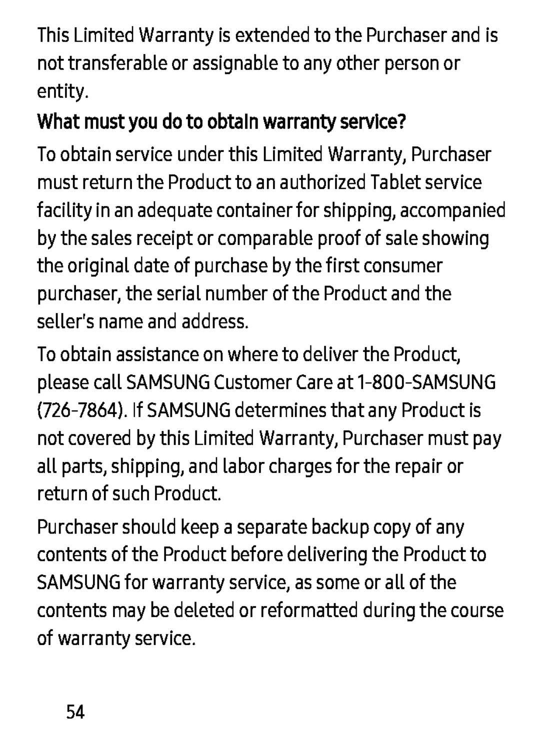 What must you do to obtain warranty service