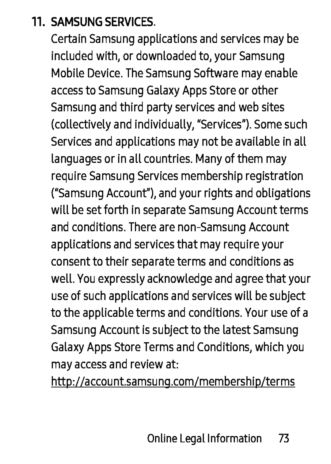 11.SAMSUNG SERVICES