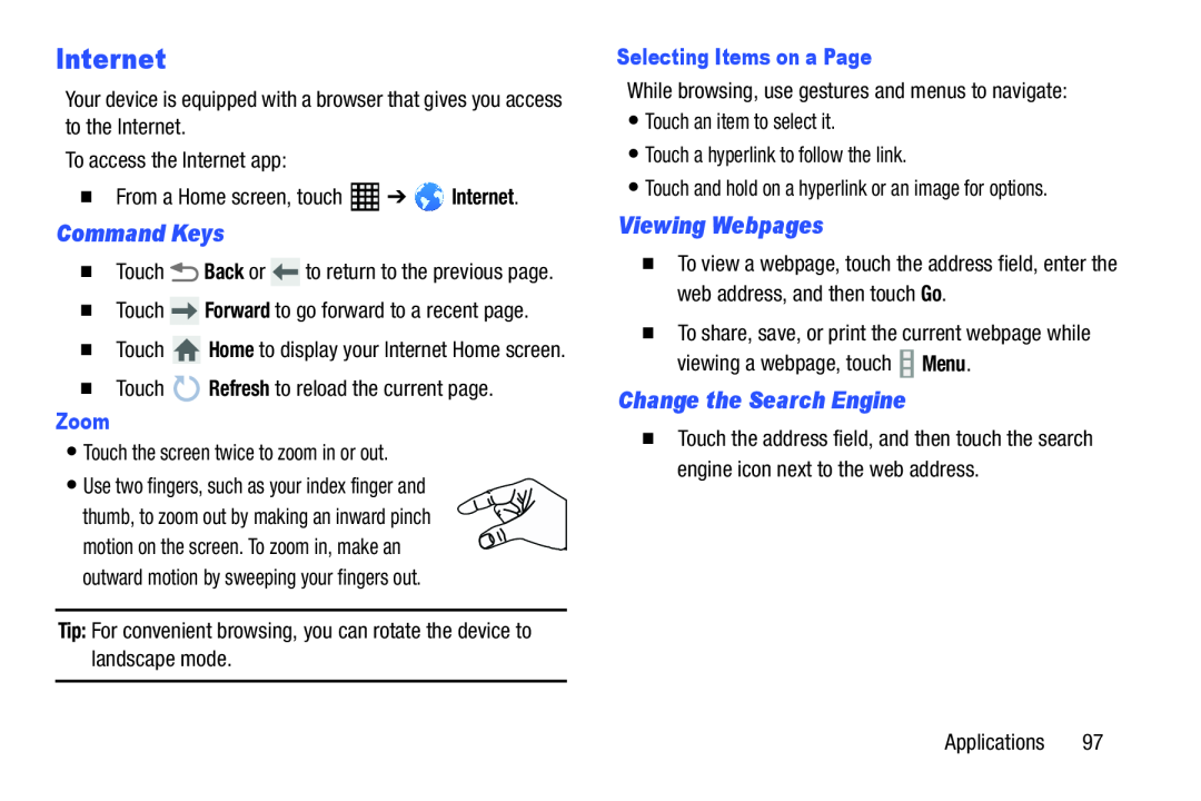 Change the Search Engine Galaxy Tab Pro 10.1 Wi-Fi