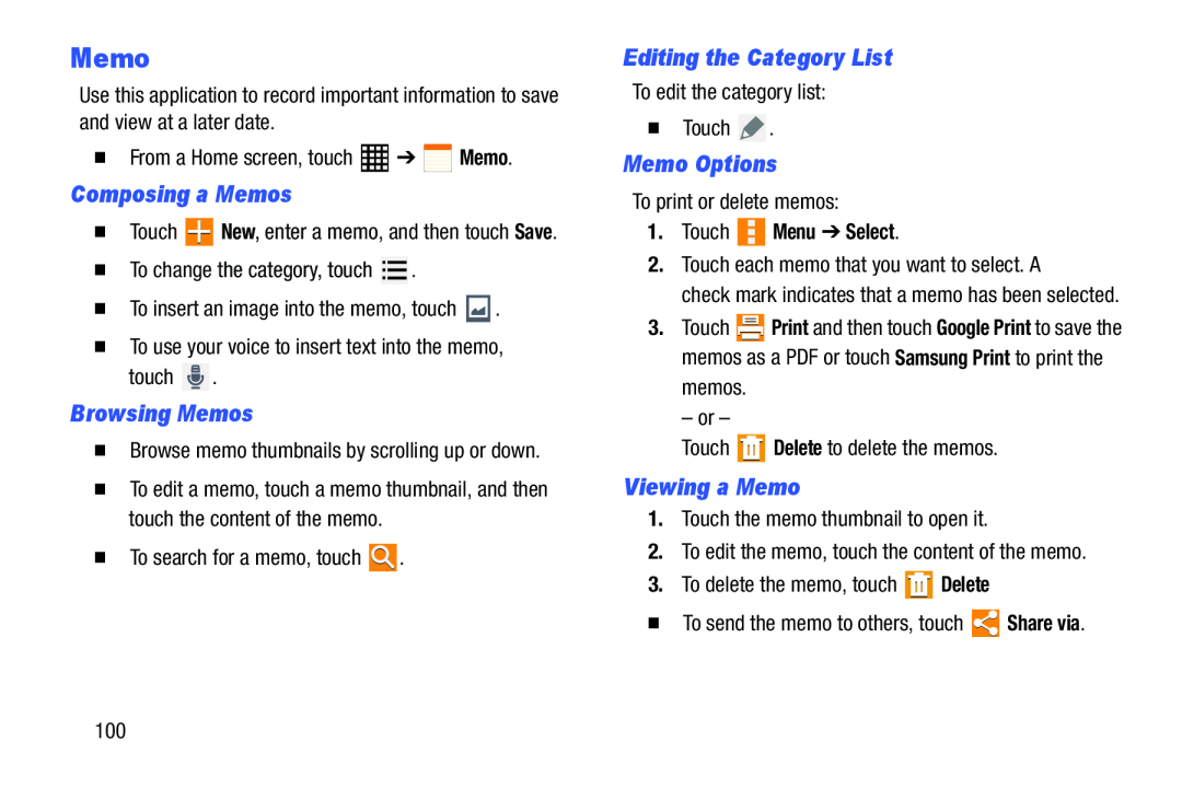 Memo Options Galaxy Tab Pro 10.1 Wi-Fi