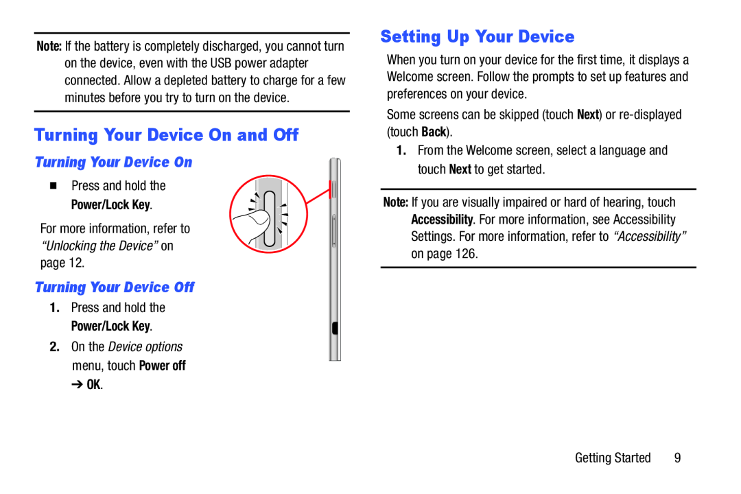 Setting Up Your Device Galaxy Tab Pro 10.1 Wi-Fi