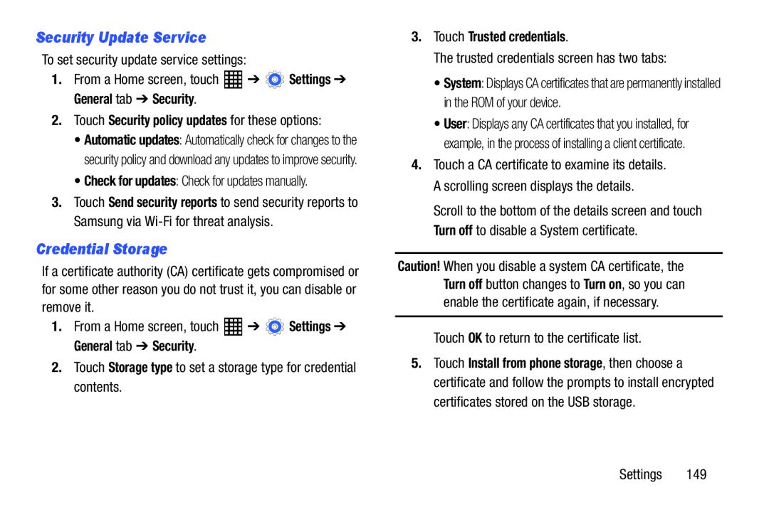 Security Update Service Galaxy Tab Pro 10.1 Wi-Fi