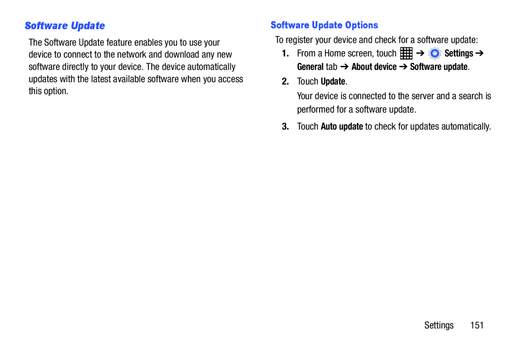 Software Update Galaxy Tab Pro 10.1 Wi-Fi