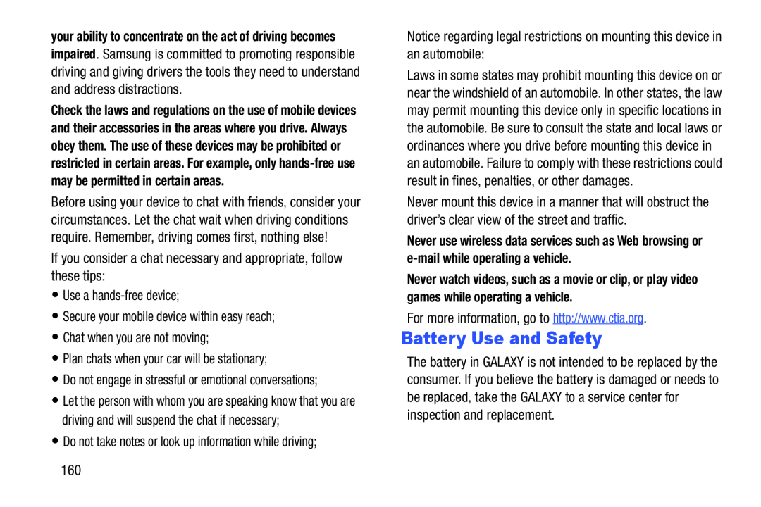 Battery Use and Safety