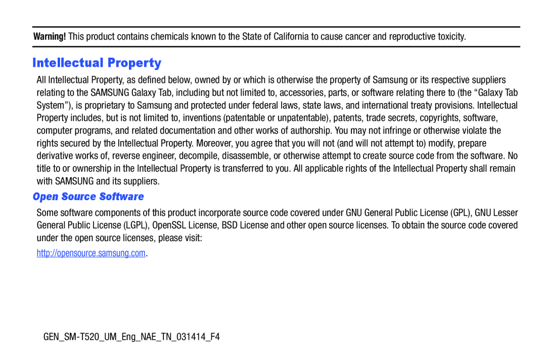 Open Source Software Intellectual Property