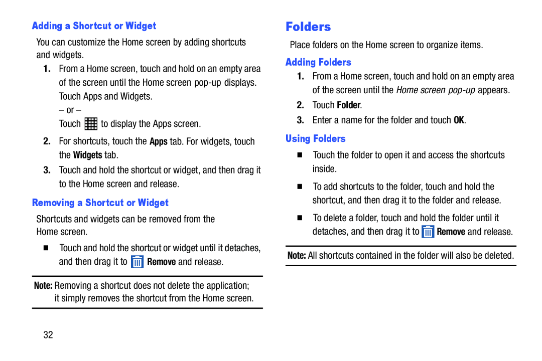 Folders Galaxy Tab Pro 10.1 Wi-Fi