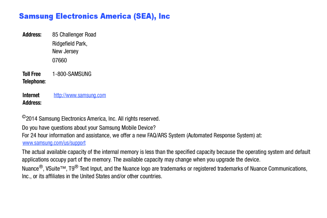 Samsung Electronics America (SEA), Inc