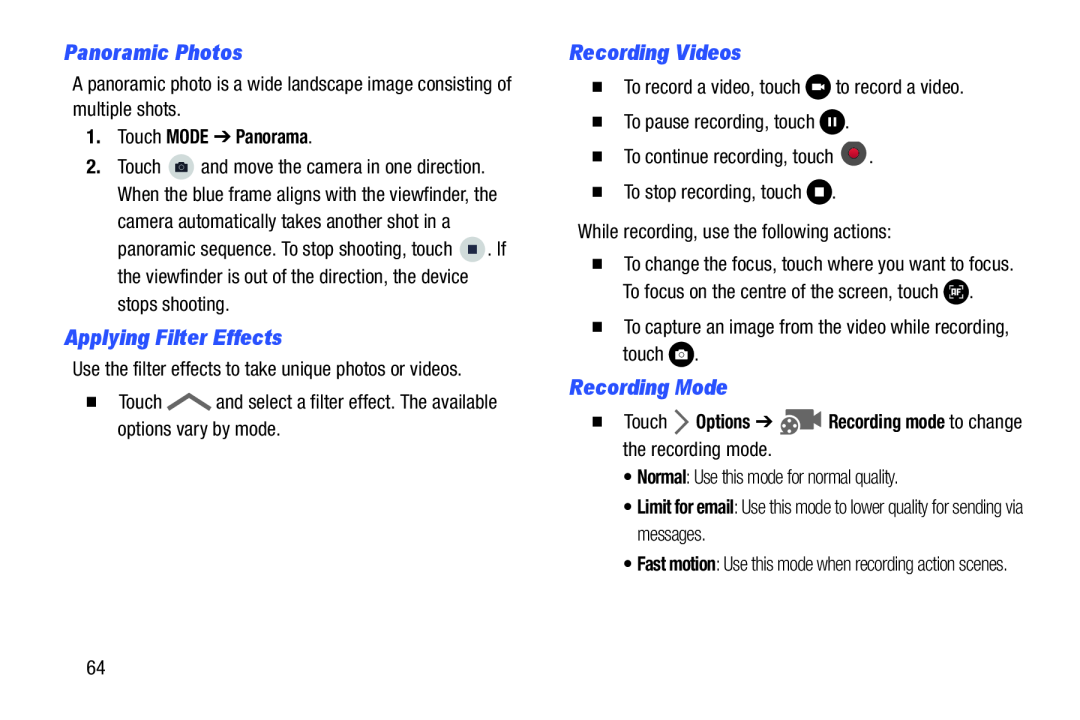 Applying Filter Effects Galaxy Tab Pro 10.1 Wi-Fi