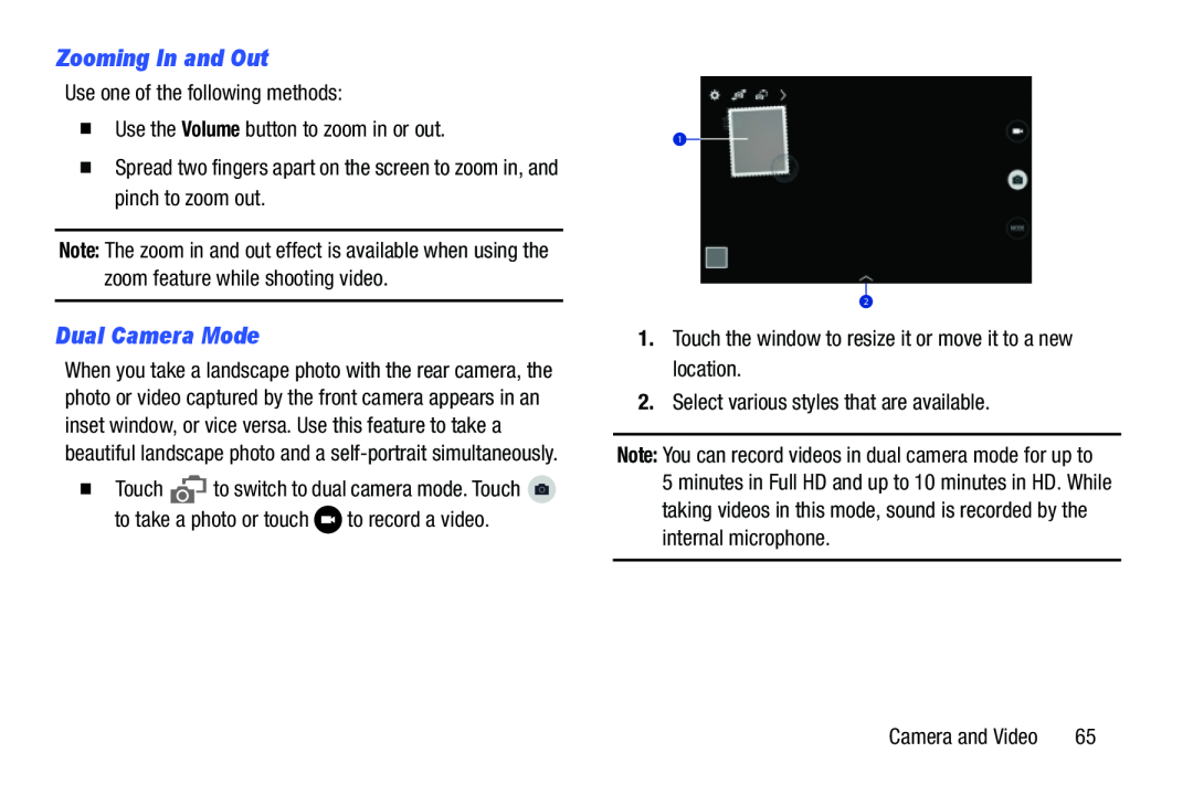 Dual Camera Mode Galaxy Tab Pro 10.1 Wi-Fi