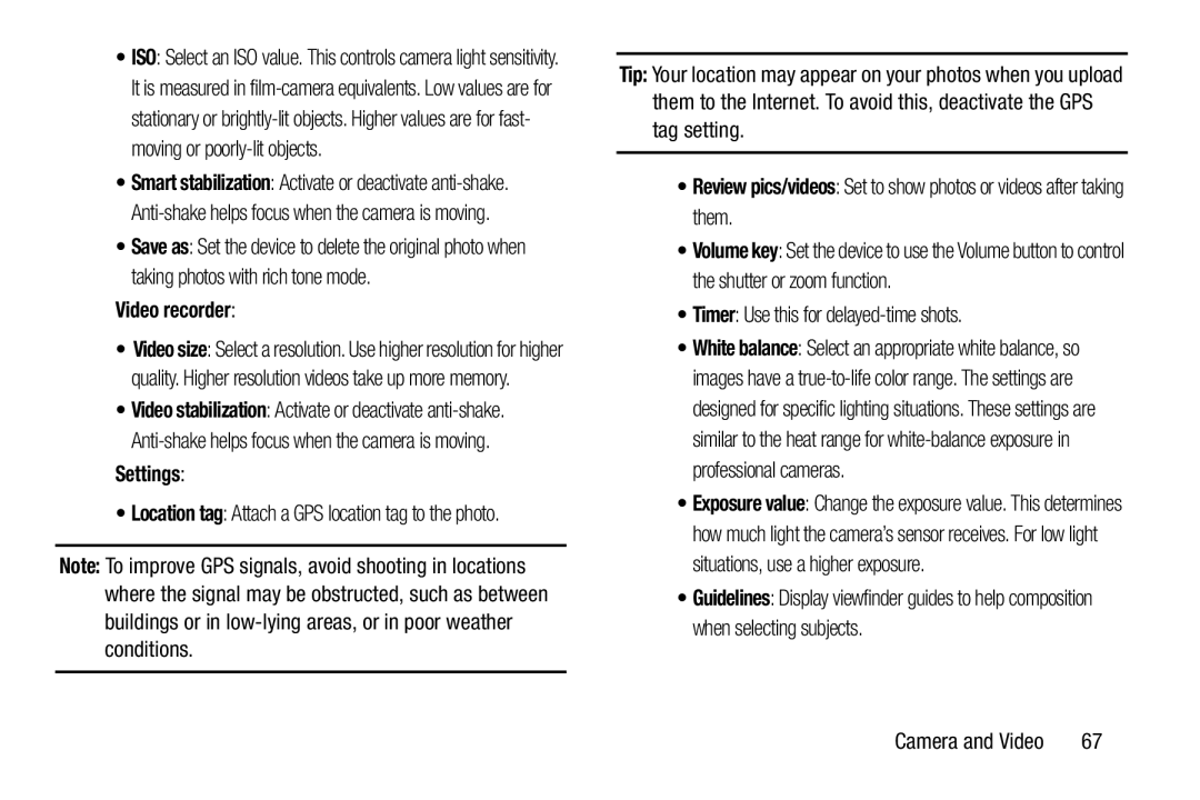 •Timer: Use this for delayed-timeshots Galaxy Tab Pro 10.1 Wi-Fi