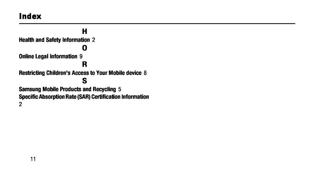 Index Galaxy Tab 4 8.0 AT&T