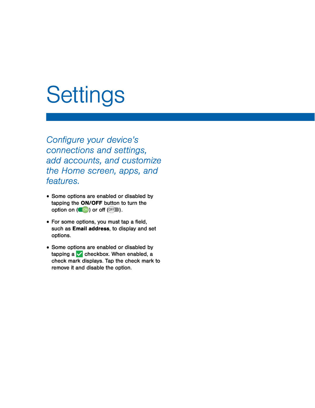 Settings Galaxy Tab 4 8.0 AT&T