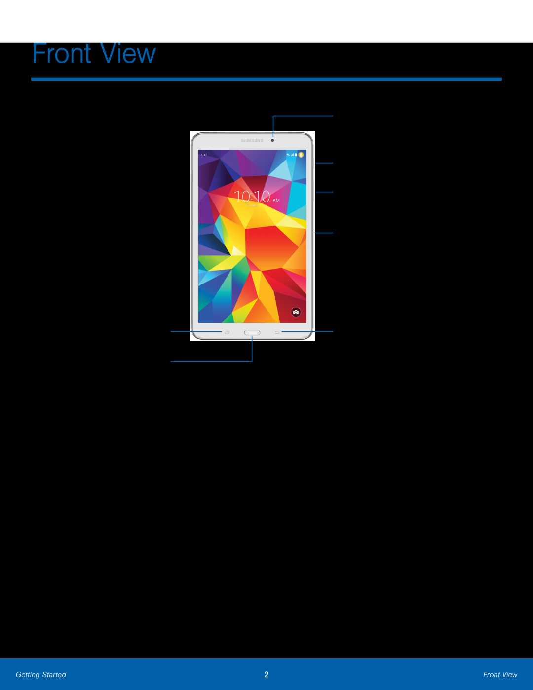 Recent Galaxy Tab 4 8.0 AT&T