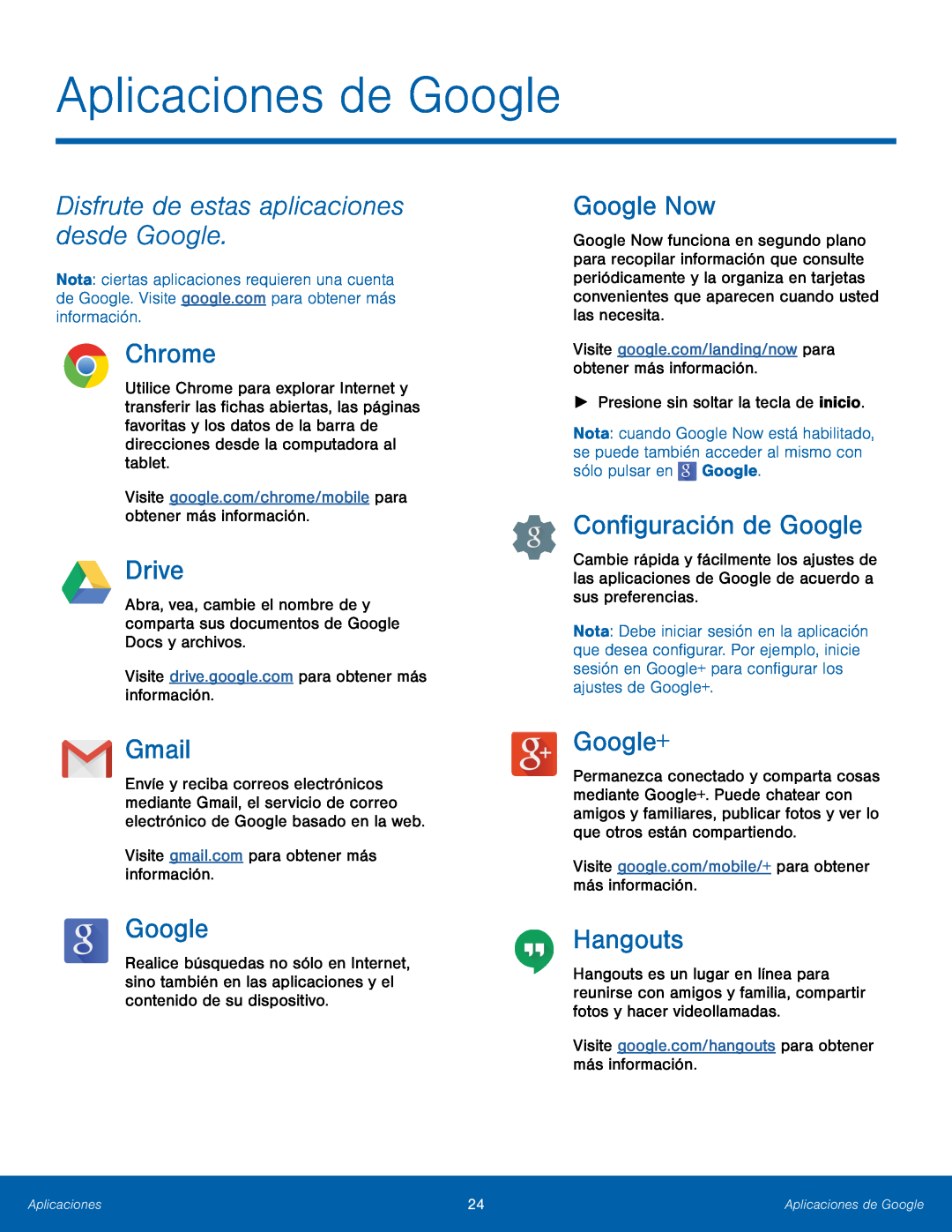 Disfrute de estas aplicaciones desde Google Chrome