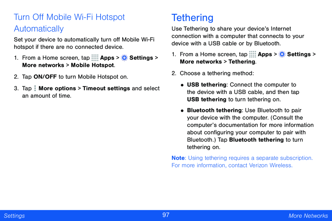 Turn Off Mobile Wi-FiHotspot Automatically Galaxy Tab 4 8.0 Verizon