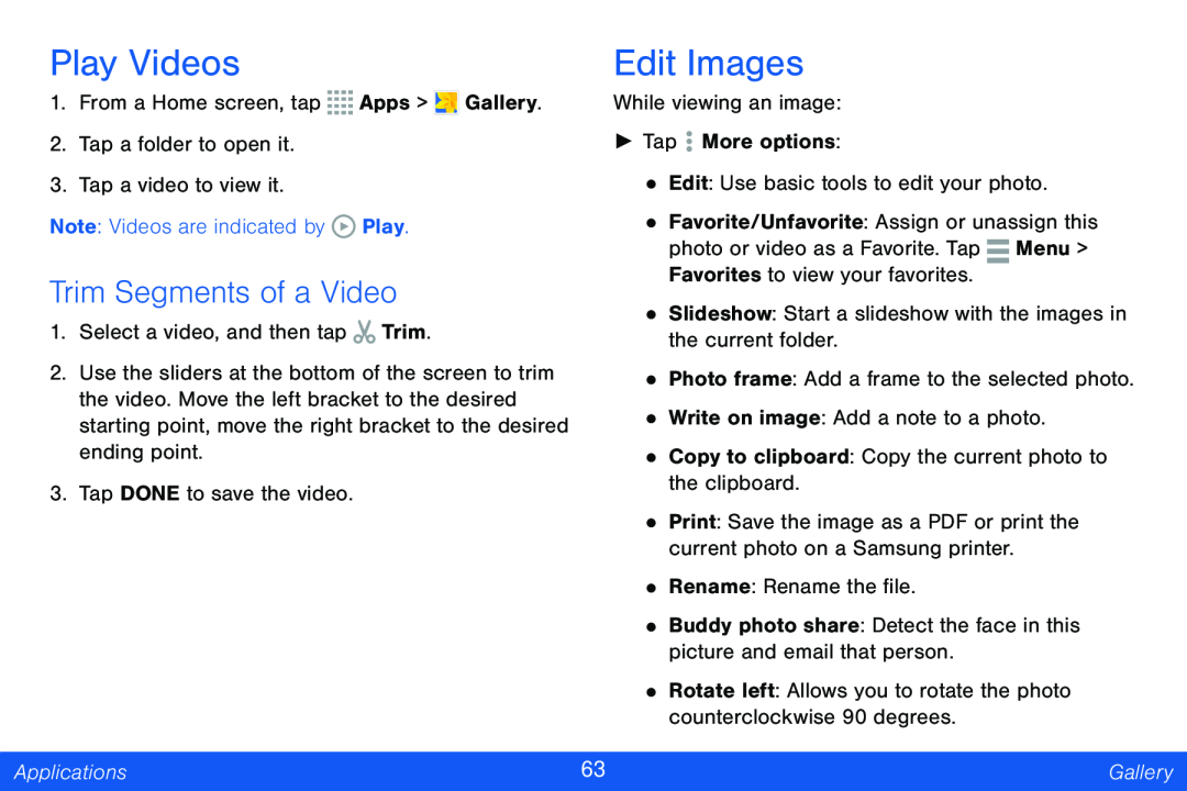 Trim Segments of a Video Play Videos